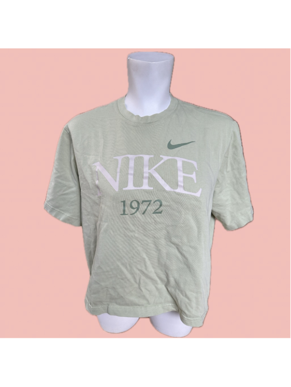 Nike 1972 Boxy Graphic T-Shirt Sage Green Size M
